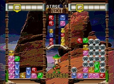 Screen ze hry Tecmo Stackers