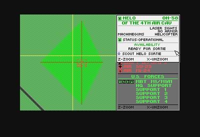 Screen ze hry M1 Tank Platoon