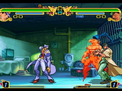 Screen ze hry JoJos Bizarre Adventure