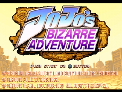 Screen ze hry JoJo´s Bizarre Adventure