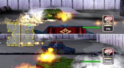 Screen ze hry BattleTanx: Global Assault