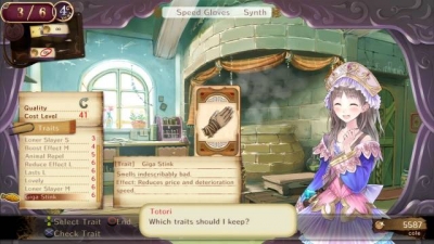 Screen ze hry Atelier Totori: The Adventurer of Arland