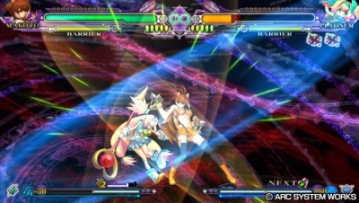 Screen ze hry BlazBlue: Continuum Shift Extend