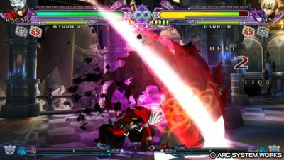 Screen ze hry BlazBlue: Continuum Shift Extend