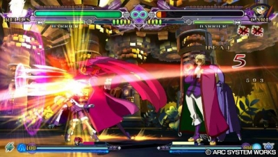 Screen ze hry BlazBlue: Continuum Shift Extend
