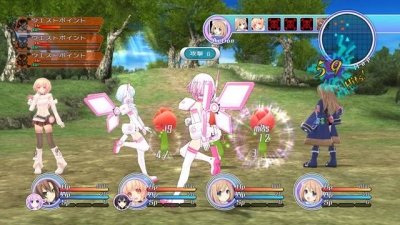 Screen ze hry Hyperdimension Neptunia mk2