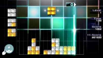 Screen ze hry Lumines: Electronic Symphony