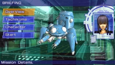 Screen ze hry Ghost in the Shell: Stand Alone Complex