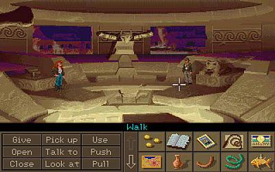 Screen ze hry Indiana Jones and the Fate of Atlantis