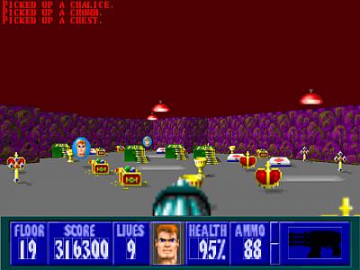 Screen ze hry Wolfenstein 3-D: Spear of Destiny
