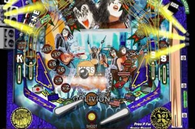 Screen ze hry Kiss Pinball