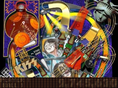 Screen ze hry Kiss Pinball