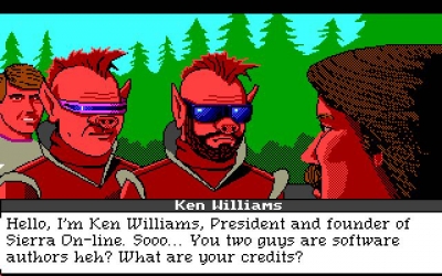 Screen ze hry Space Quest III: The Pirates of Pestulon