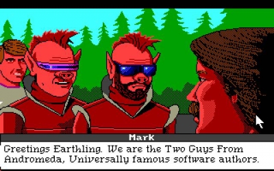 Screen ze hry Space Quest III: The Pirates of Pestulon