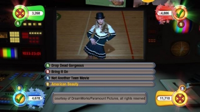 Screen ze hry Scene It? Lights, Camera, Action