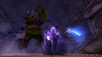 Screen ze hry Majin and the Forsaken Kingdom