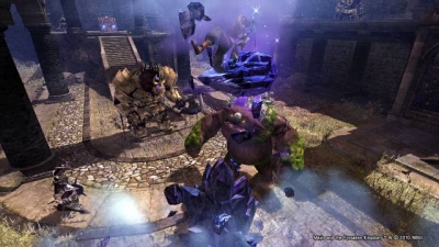 Screen ze hry Majin and the Forsaken Kingdom
