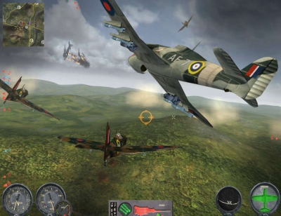 Screen ze hry Combat Wings: Battle of Britain