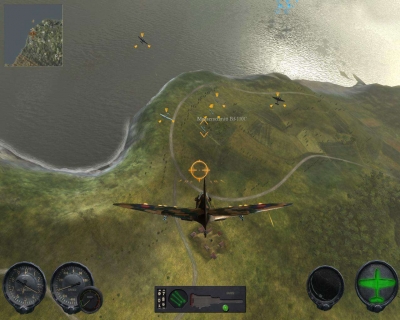 Screen ze hry Combat Wings: Battle of Britain