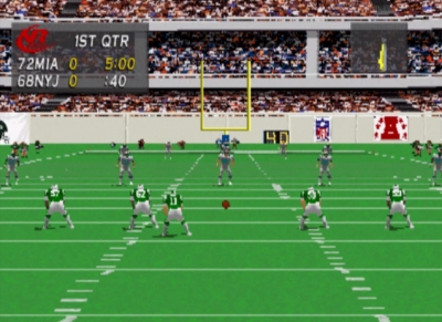 Screen ze hry Jimmy Johnsons VR Football 98
