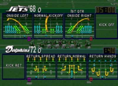 Screen ze hry Jimmy Johnsons VR Football 98