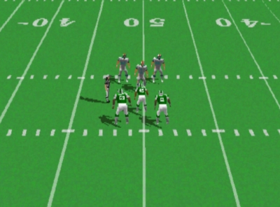 Screen ze hry Jimmy Johnsons VR Football 98