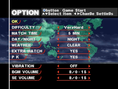Screen ze hry Super Shot Soccer