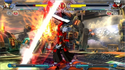 Screen ze hry BlazBlue: Continuum Shift