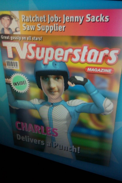 Screen ze hry TV Superstars