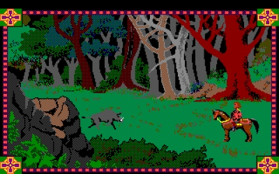 Screen ze hry Conquests of Camelot: The Search for the Grail
