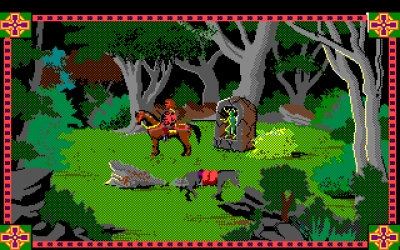 Screen ze hry Conquests of Camelot: The Search for the Grail