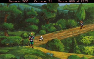 Screen ze hry Conquests of the Longbow: The Legend of Robin Hood