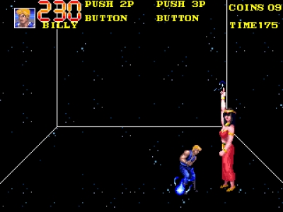Screen ze hry Double Dragon III: The Sacred Stones