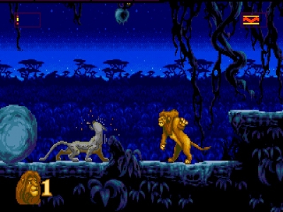 Screen ze hry Disneys The Lion King