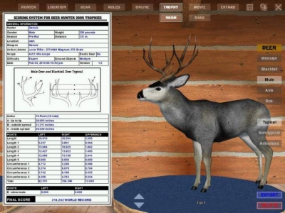 Screen ze hry Deer Hunter 2005
