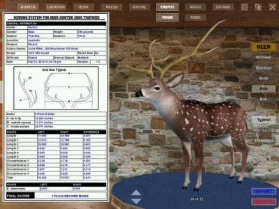 Screen ze hry Deer Hunter 2005