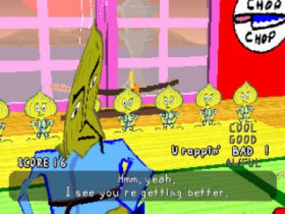 Screen ze hry PaRappa the Rapper