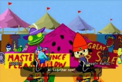 Screen ze hry PaRappa the Rapper