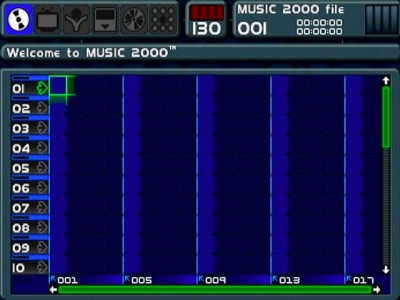 Screen ze hry MTV Music Generator