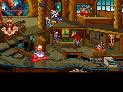Screen ze hry The Bizarre Adventures of Woodruff and the Schnibble