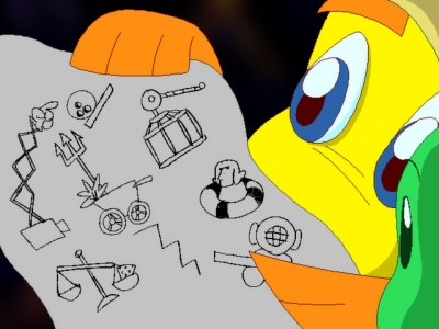 Screen ze hry Freddi Fish 2: The Case of the Haunted Schoolhouse