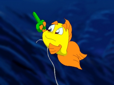 Screen ze hry Freddi Fish 2: The Case of the Haunted Schoolhouse