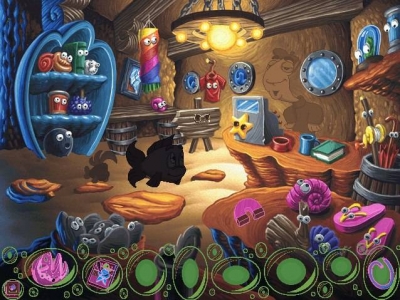 Screen ze hry Freddi Fish 5: The Case of the Creature of Coral Cove
