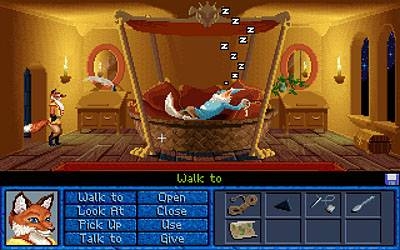 Screen ze hry Inherit the Earth: Quest for the Orb