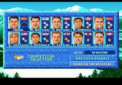 Screen ze hry The Games: Winter Challenge