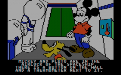 Screen ze hry Mickey�s Space Adventure