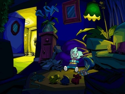 Screen ze hry Pajama Sam 3: You Are What You Eat from Your Head to Your Feet