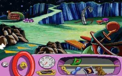 Screen ze hry Putt-Putt Goes to the Moon