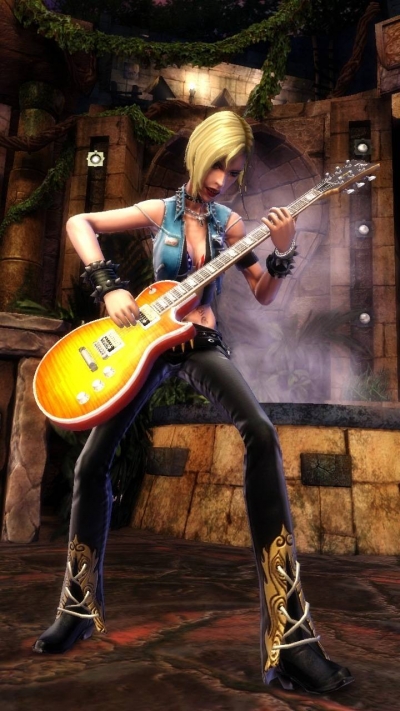 Screen ze hry Guitar Hero: Warriors of Rock