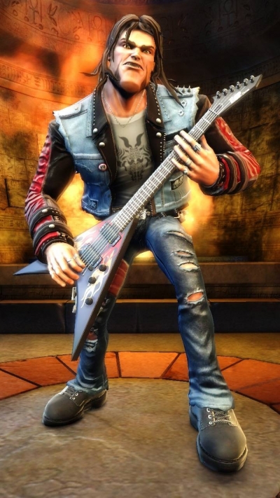 Screen ze hry Guitar Hero: Warriors of Rock